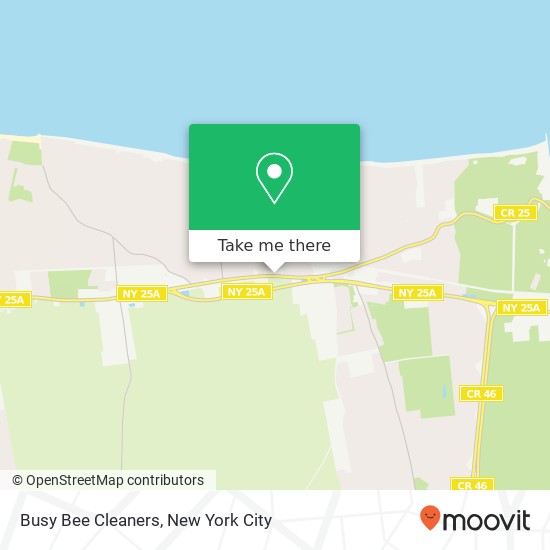 Busy Bee Cleaners map
