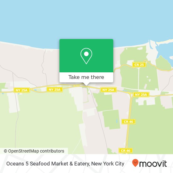 Oceans 5 Seafood Market & Eatery map