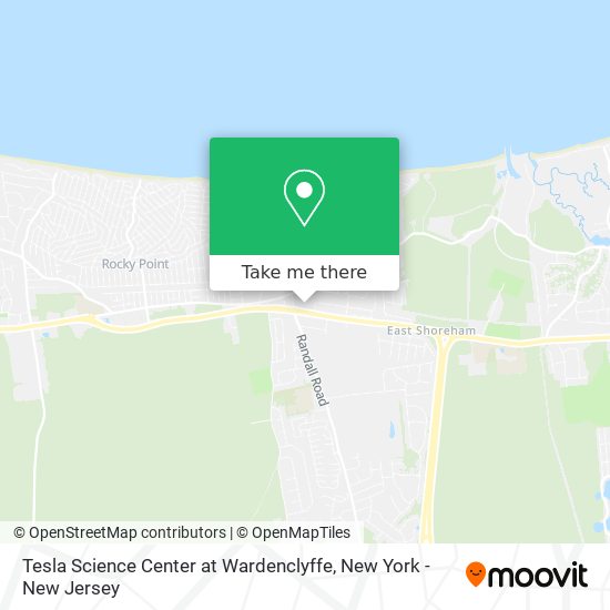 Tesla Science Center at Wardenclyffe map