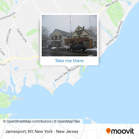 Mapa de Jamesport, NY