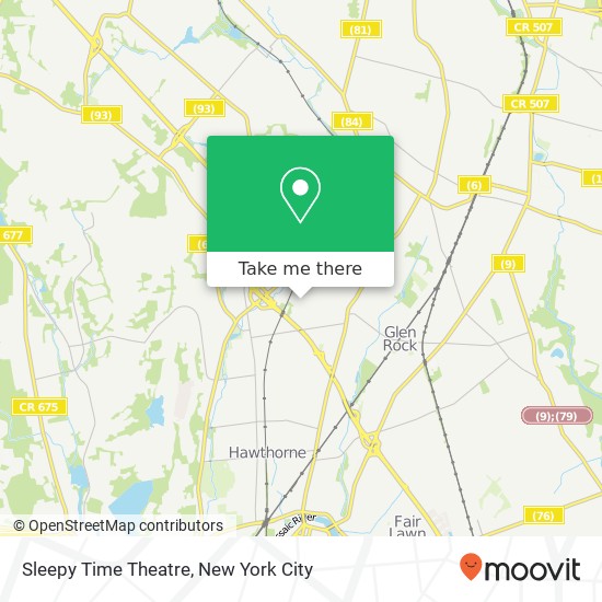 Sleepy Time Theatre map