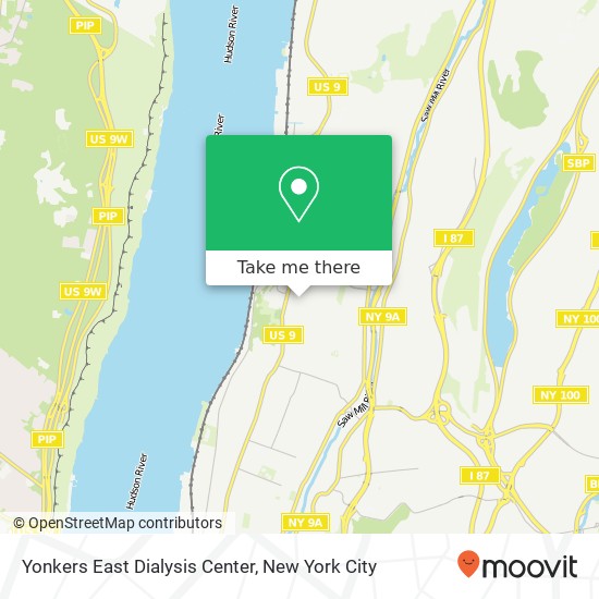 Yonkers East Dialysis Center map