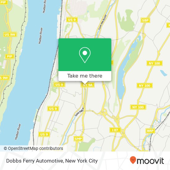 Dobbs Ferry Automotive map
