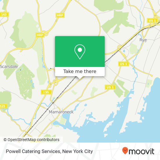 Mapa de Powell Catering Services