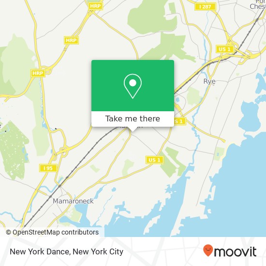 New York Dance map