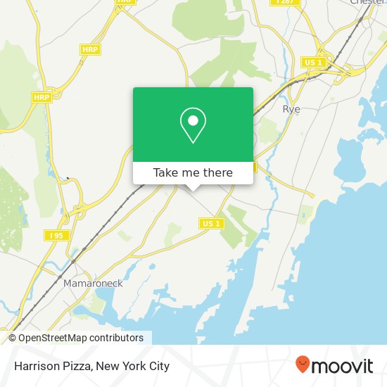 Harrison Pizza map