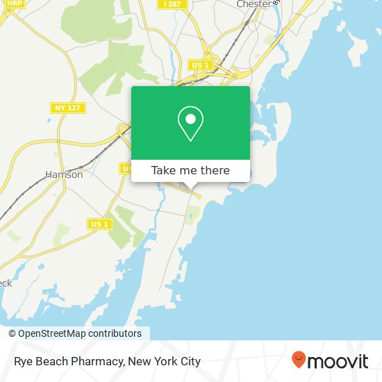 Rye Beach Pharmacy map