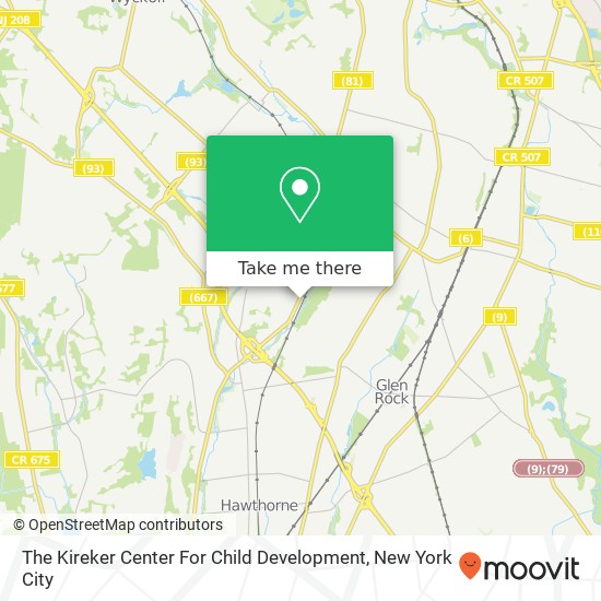 Mapa de The Kireker Center For Child Development