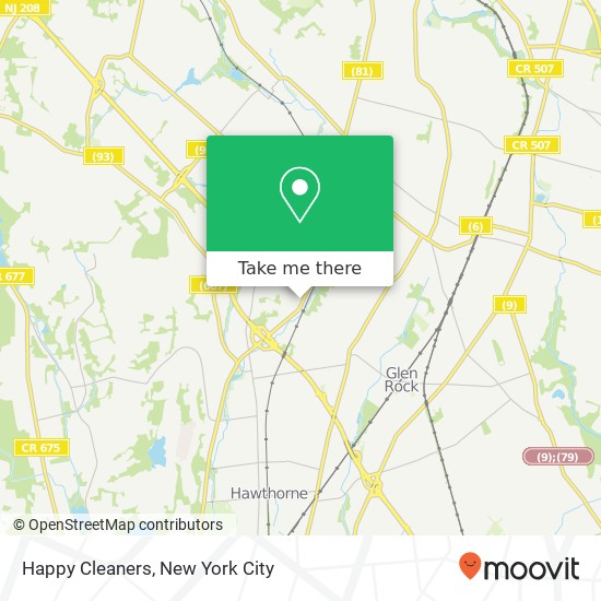 Happy Cleaners map