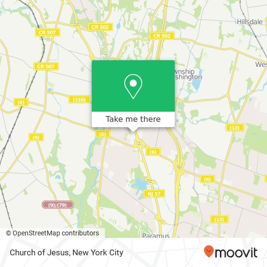 Church of Jesus map