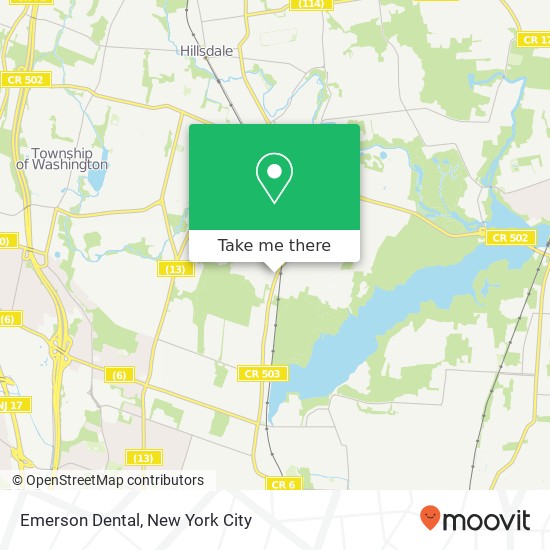 Mapa de Emerson Dental