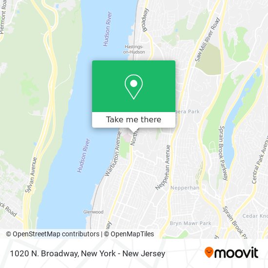 Mapa de 1020 N. Broadway