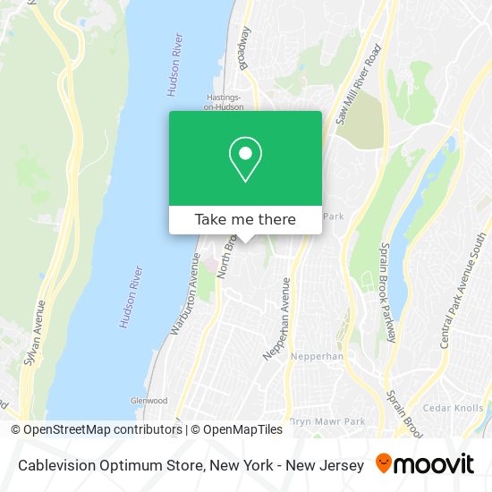 Mapa de Cablevision Optimum Store