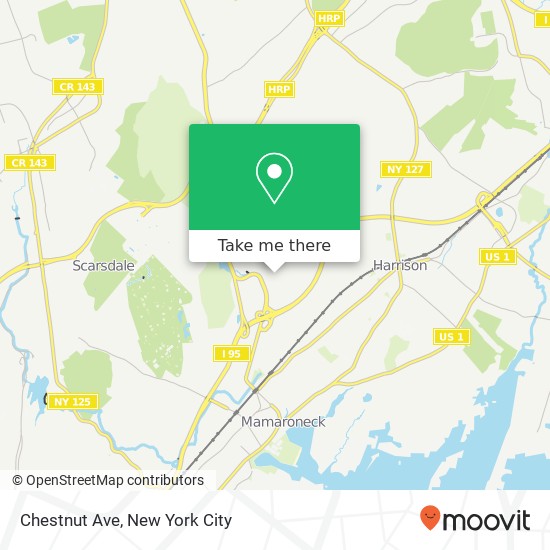 Mapa de Chestnut Ave