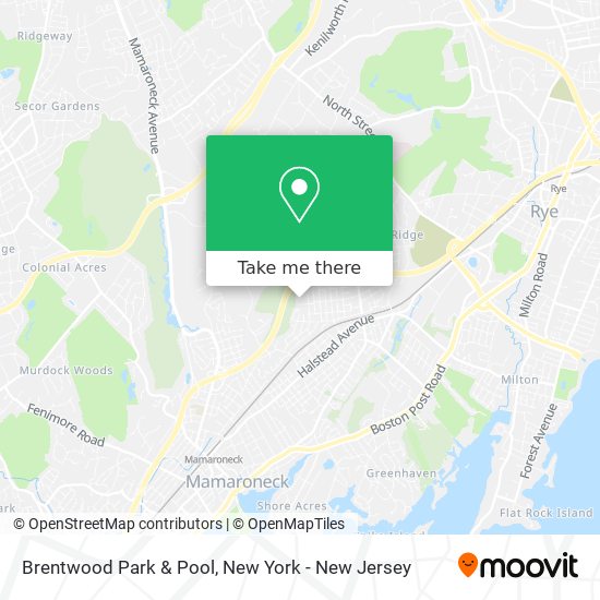 Mapa de Brentwood Park & Pool