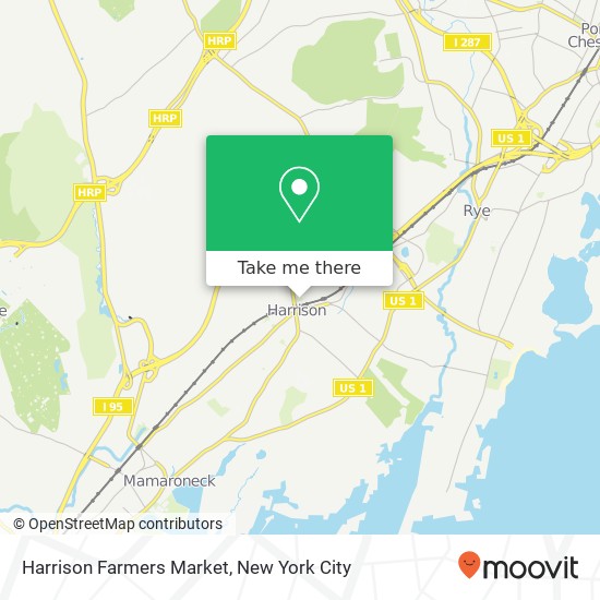 Mapa de Harrison Farmers Market