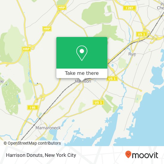 Mapa de Harrison Donuts
