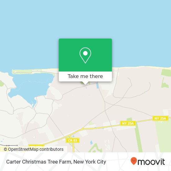 Mapa de Carter Christmas Tree Farm