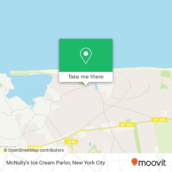 McNulty's Ice Cream Parlor map