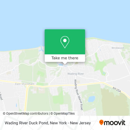 Wading River Duck Pond map