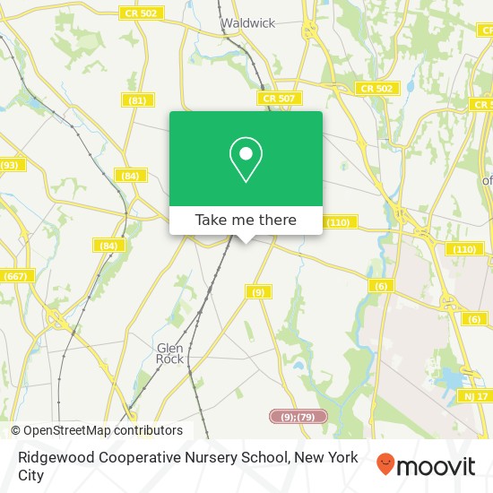 Ridgewood Cooperative Nursery School map