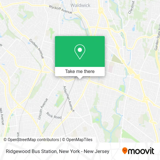 Ridgewood Bus Station map