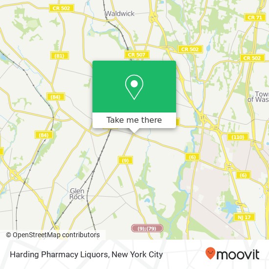 Mapa de Harding Pharmacy Liquors