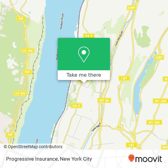 Progressive Insurance map