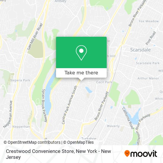 Mapa de Crestwood Convenience Store