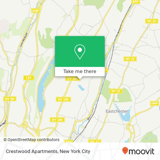 Mapa de Crestwood Apartments