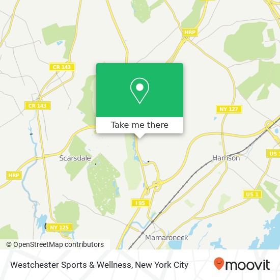 Westchester Sports & Wellness map