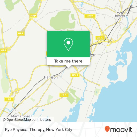 Mapa de Rye Physical Therapy