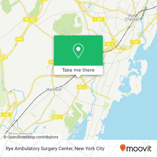 Rye Ambulatory Surgery Center map