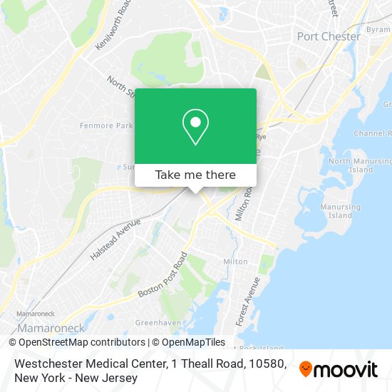 Westchester Medical Center, 1 Theall Road, 10580 map