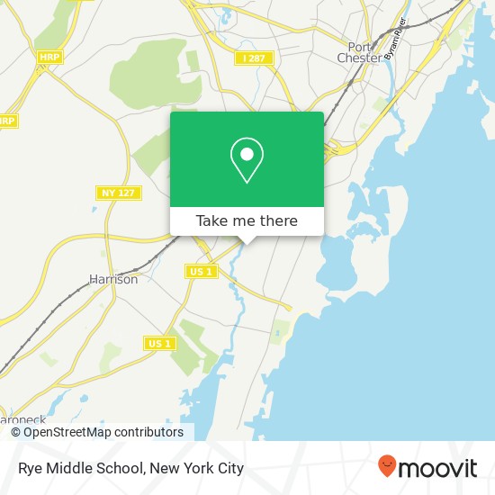 Mapa de Rye Middle School