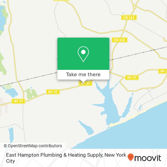 East Hampton Plumbing & Heating Supply map