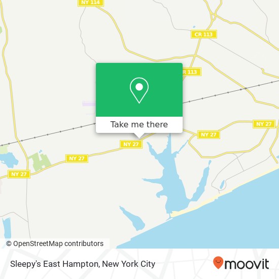 Mapa de Sleepy's East Hampton