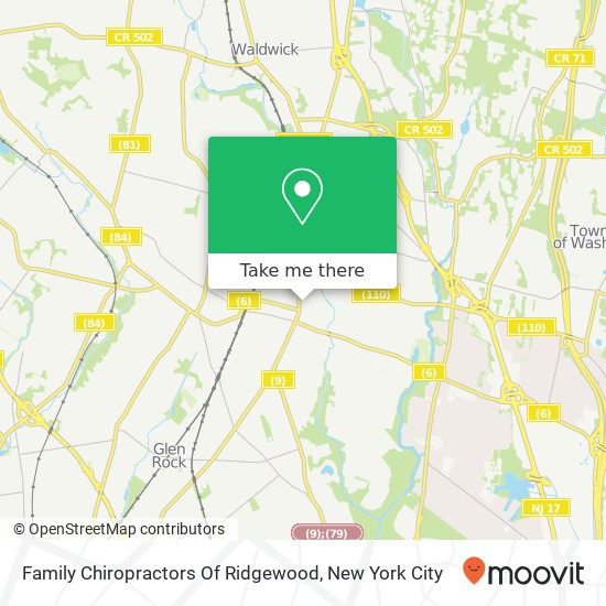 Mapa de Family Chiropractors Of Ridgewood