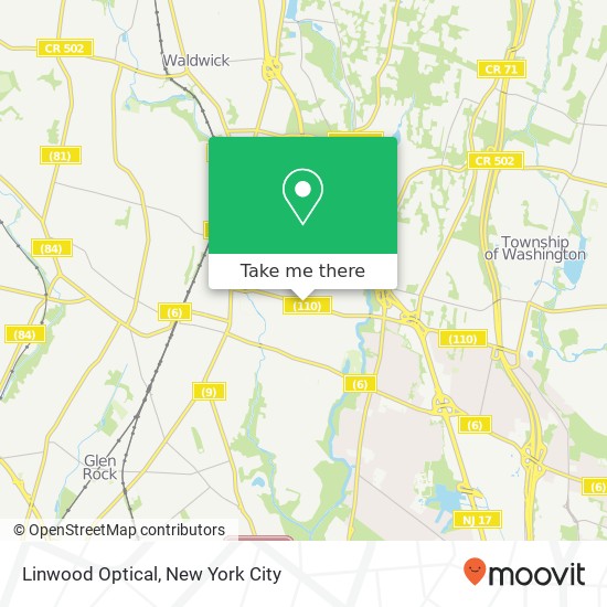 Linwood Optical map