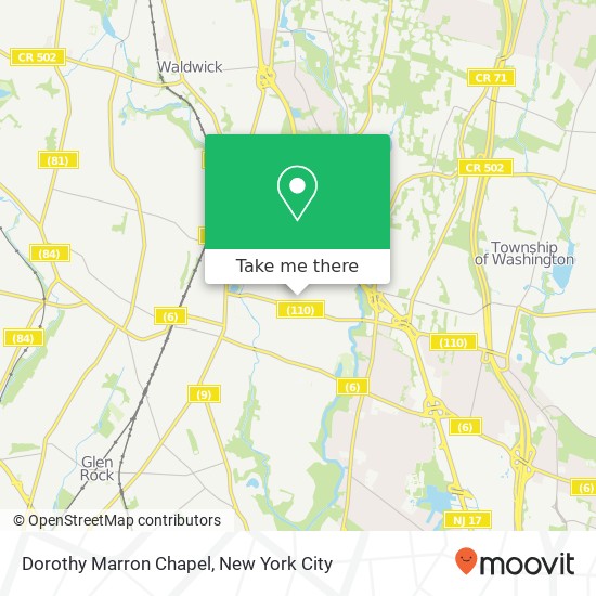 Mapa de Dorothy Marron Chapel