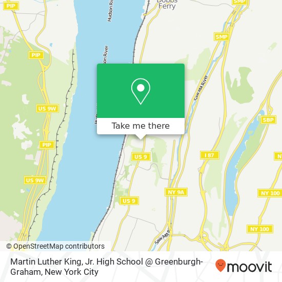 Martin Luther King, Jr. High School @ Greenburgh-Graham map