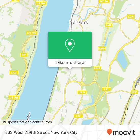 503 West 259th Street map