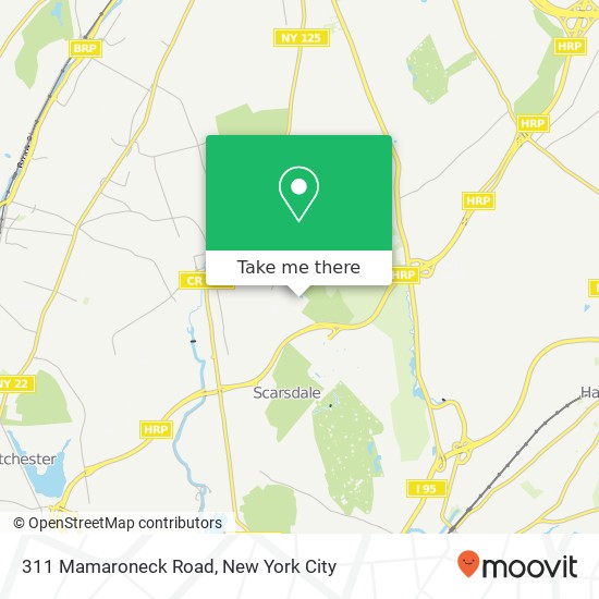 311 Mamaroneck Road map