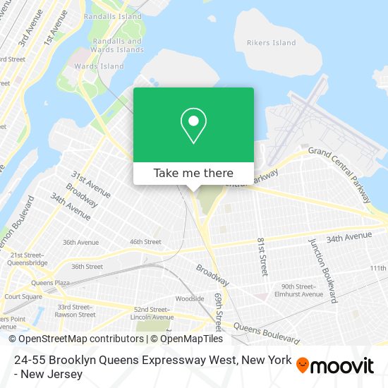 24-55 Brooklyn Queens Expressway West map