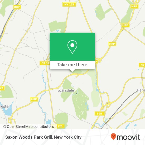 Mapa de Saxon Woods Park Grill