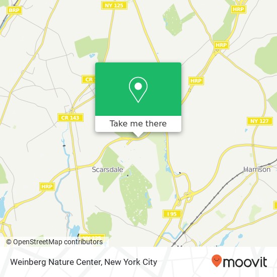 Mapa de Weinberg Nature Center