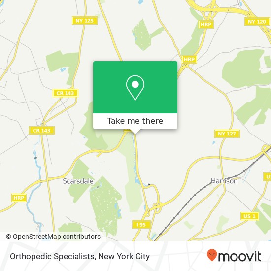 Orthopedic Specialists map