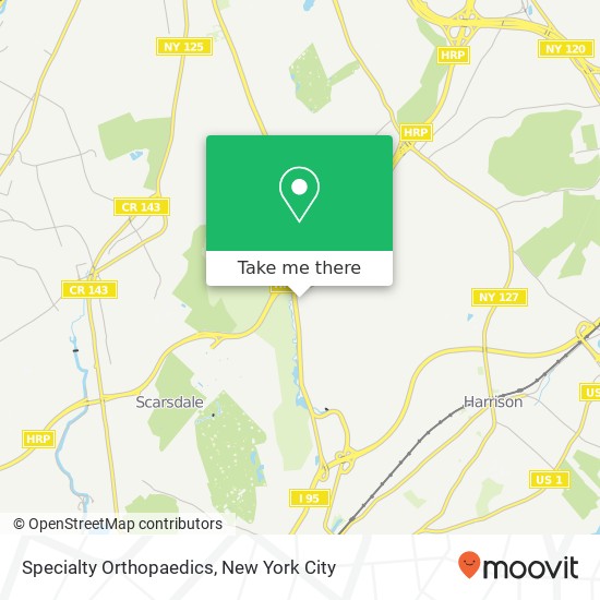 Specialty Orthopaedics map