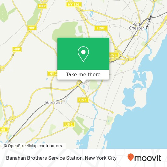 Banahan Brothers Service Station map