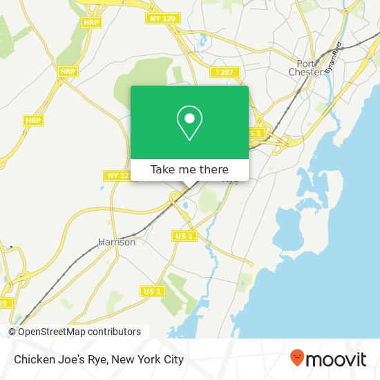 Chicken Joe's Rye map